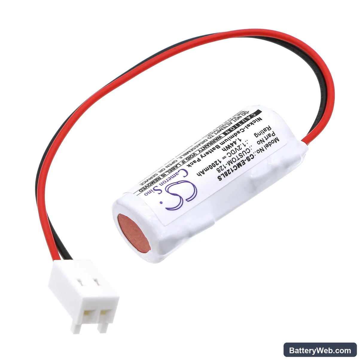 Lithonia ELB0300 Replacement Battery, 1.2V, 1200mAh, Ni-CD 2