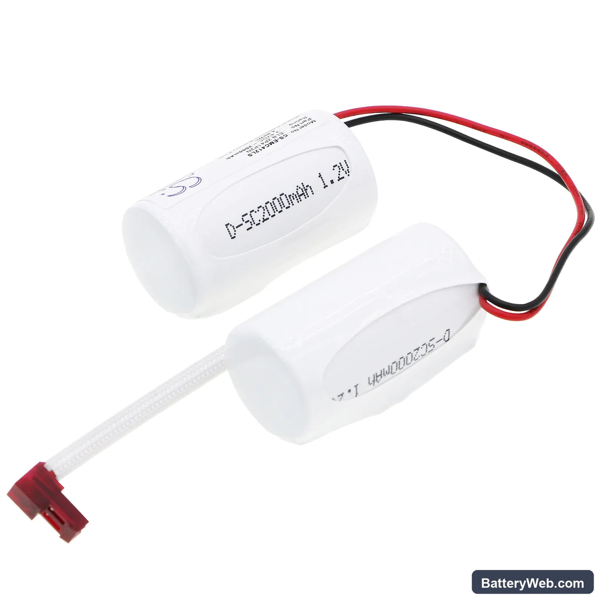 Lithonia LQC 1 G EL N Replacement Battery, 2.4V, 2000mAh, Ni-CD 2