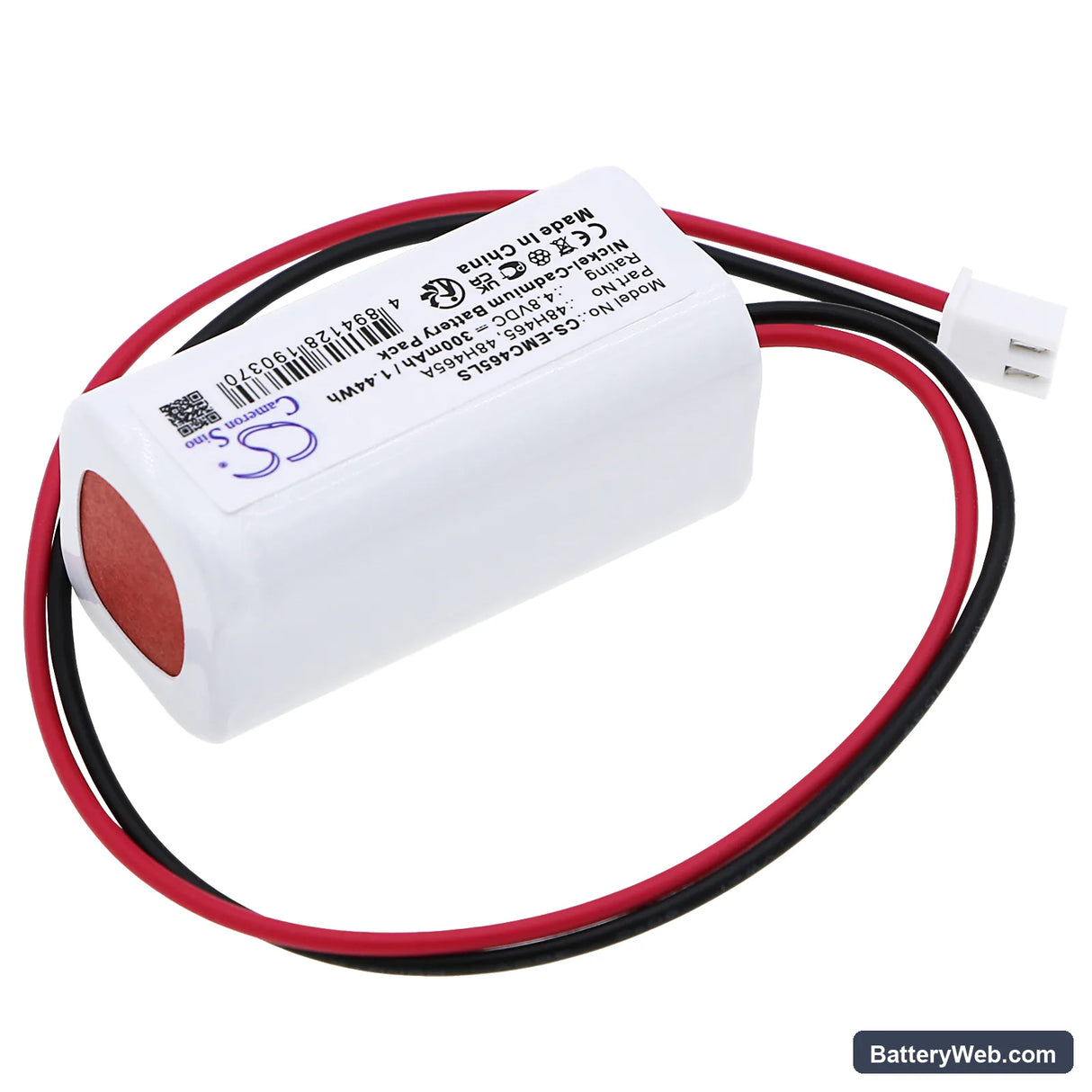 LumaPro 6CGL3 Replacement Battery, 4.8V, 300mAh, Ni-CD 2