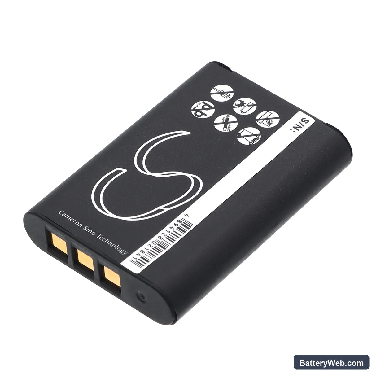 NiKon Coolpix S550 Replacement Battery, 3.7V, 680mAh, Li-ion 3