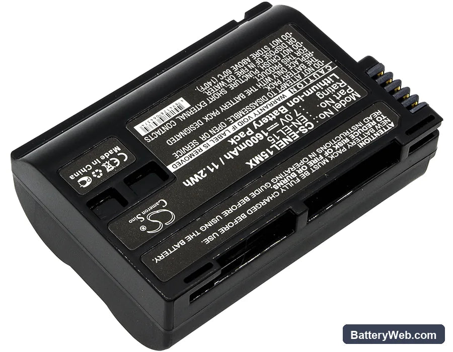 NiKon Coolpix D7000 Replacement Battery, 7V, 1600mAh, Li-ion 2