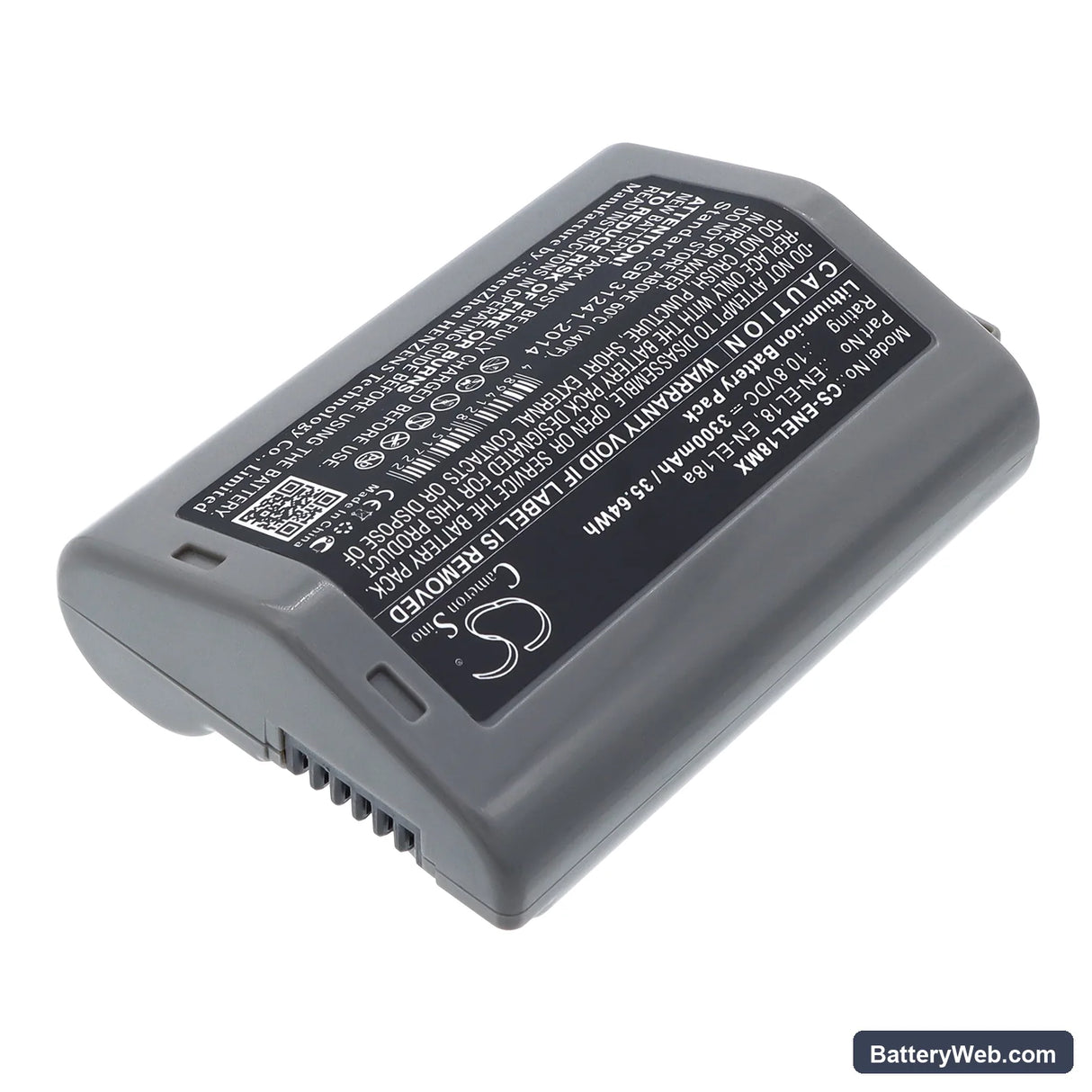 NiKon D4 DSLR Replacement Battery, 10.8V, 3300mAh, Li-ion 2