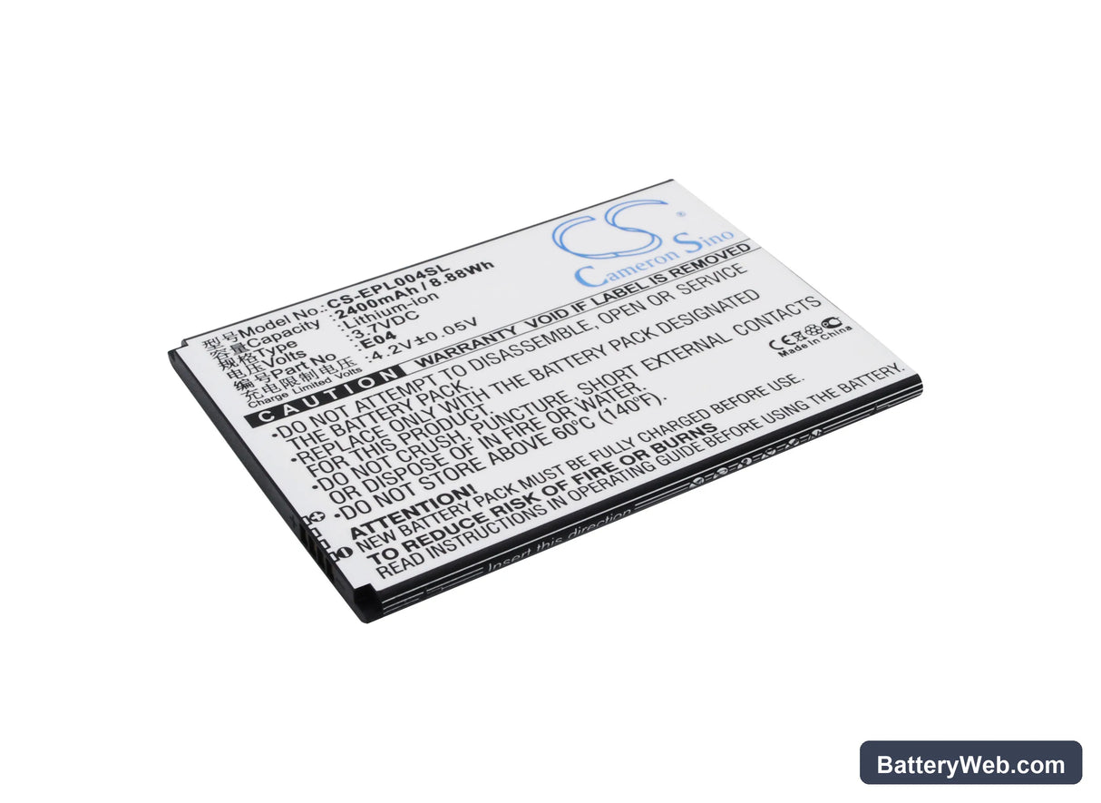 Elephone ECOO E04 Replacement Battery, 3.7V, 2400mAh, Li-ion 1