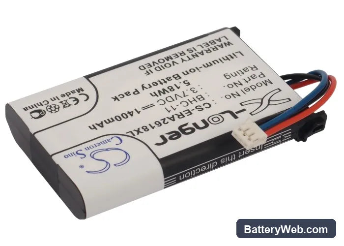 Sony Ericsson A2638 Replacement Battery, 3.7V, 1400mAh, Li-ion 2