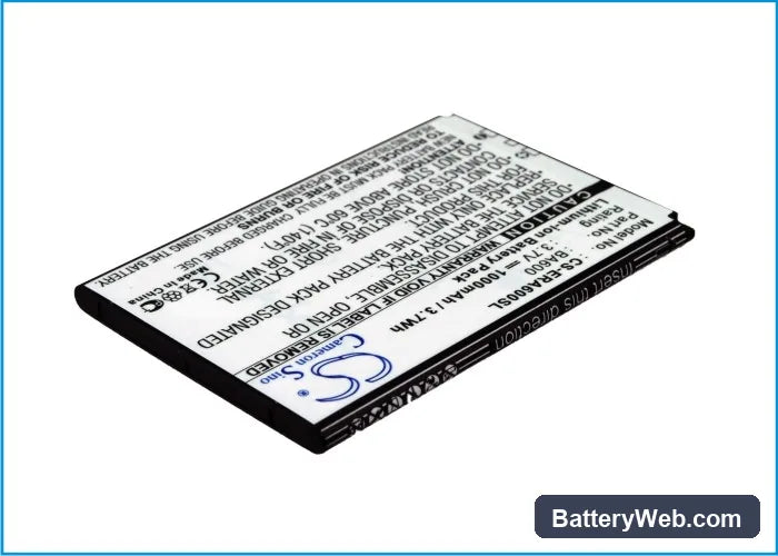Sony Ericsson Xperia U Replacement Battery, 3.7V, 1000mAh, Li-ion 1