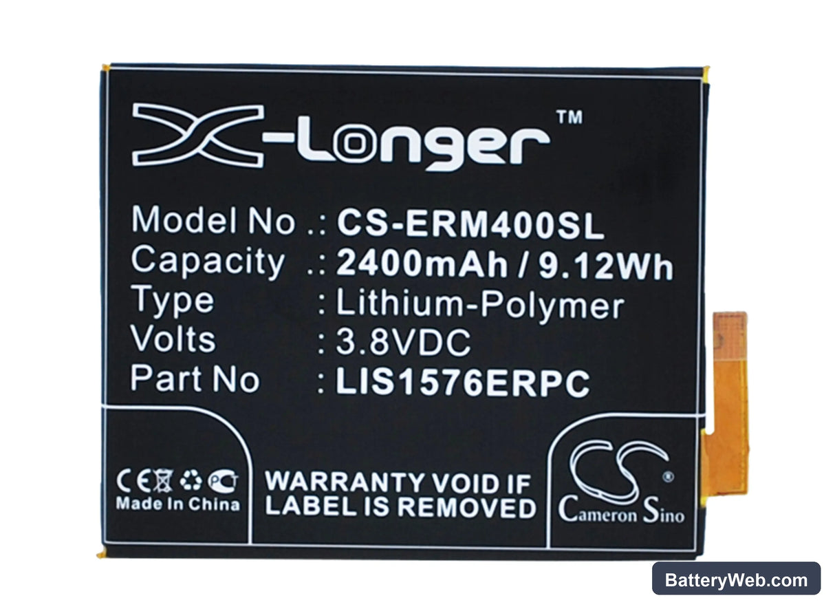 Sony Ericsson Xperia M4 Replacement Battery, 3.8V, 2400mAh, Li-Polymer 1