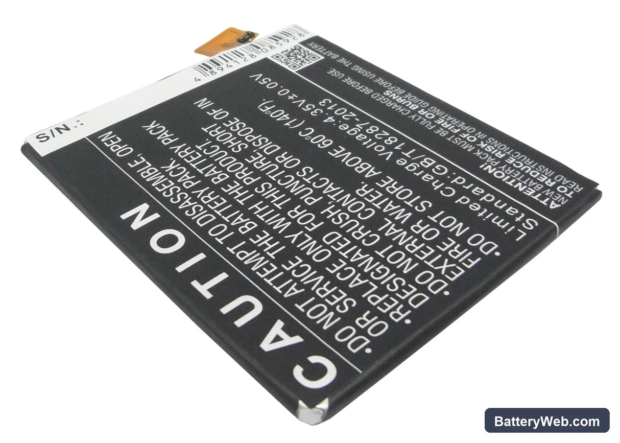 Sony Xperia T2 Ultra Replacement Battery, 3.8V, 3000mAh, Li-Polymer 4