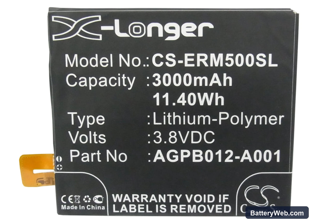 Sony Xperia T2 Ultra Replacement Battery, 3.8V, 3000mAh, Li-Polymer 5