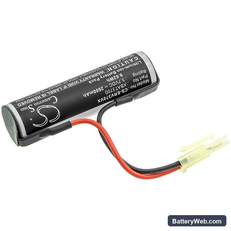 Shark Cordless Rechargeable Hard Floor Sweeper V3700UK Replacement Battery, 3.7V, 2600mAh, Li-ion 2