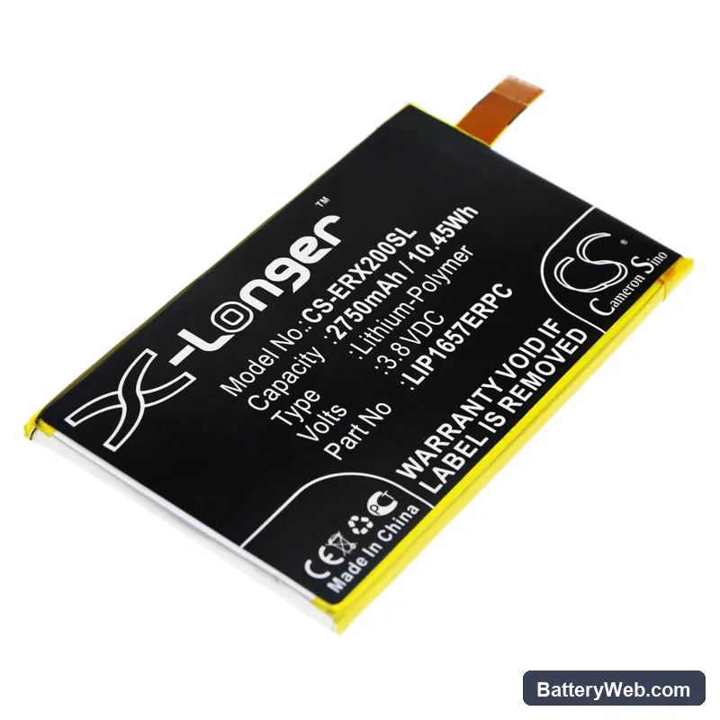 Sony Xperia XZ2 Compact Replacement Battery, 3.8V, 2750mAh, Li-Polymer 1