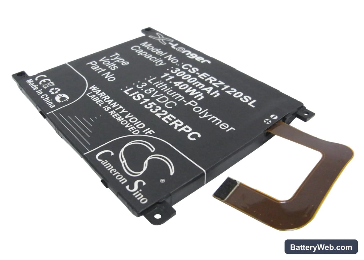 Sony Ericsson Xperia Z1 4G Replacement Battery, 3.8V, 3000mAh, Li-Polymer 1