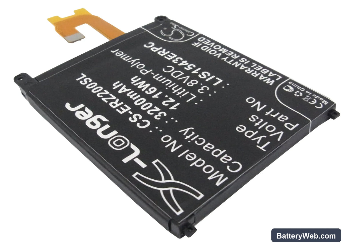 Sony Ericsson Xperia Z2 Replacement Battery, 3.8V, 3200mAh, Li-Polymer 2