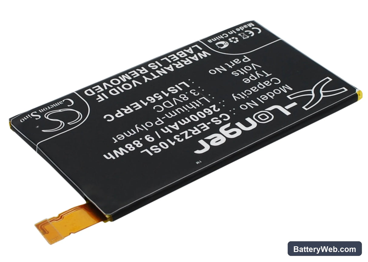 Sony Ericsson Xperia Z3 Mini Replacement Battery, 3.8V, 2600mAh, Li-Polymer 3