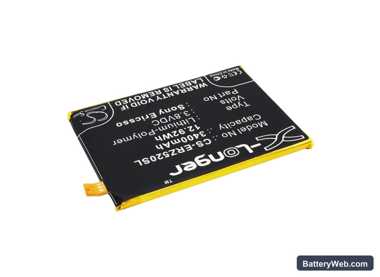 Sony Xperia Z5 Premium Replacement Battery, 3.8V, 3400mAh, Li-Polymer 2