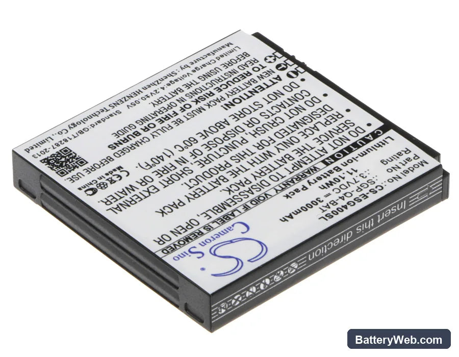 Evolveo StrongPhone Q4 Replacement Battery, 3.7V, 3000mAh, Li-ion 2