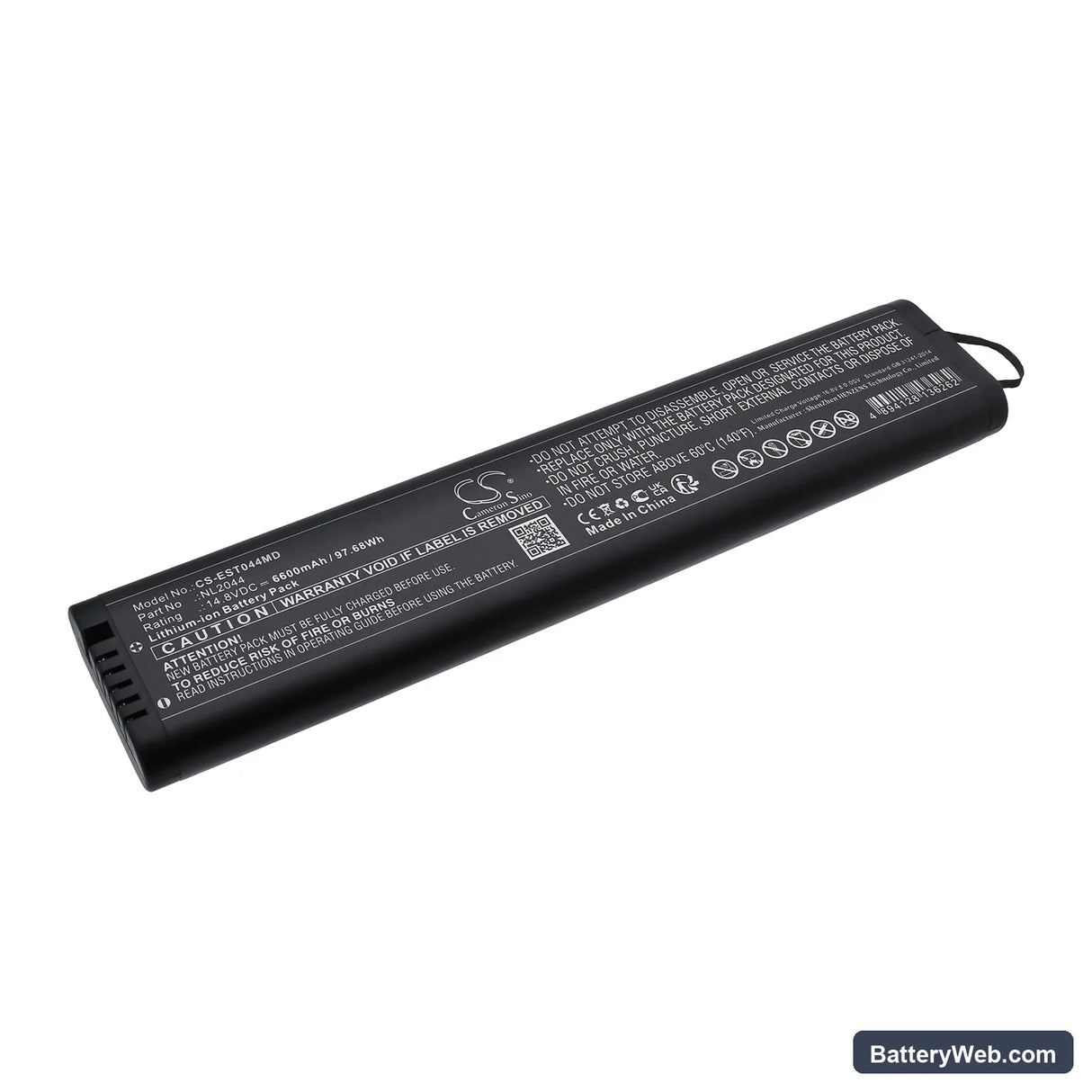 Anritsu Replacement Battery, 14.8V, 6600mAh, Li-ion 1
