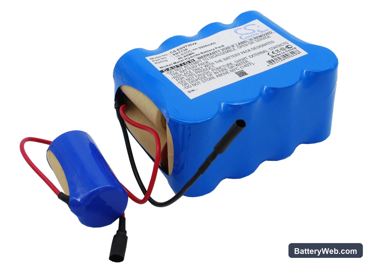 Shark SV736 Replacement Battery, 15.6V, 3000mAh, Ni-MH 2
