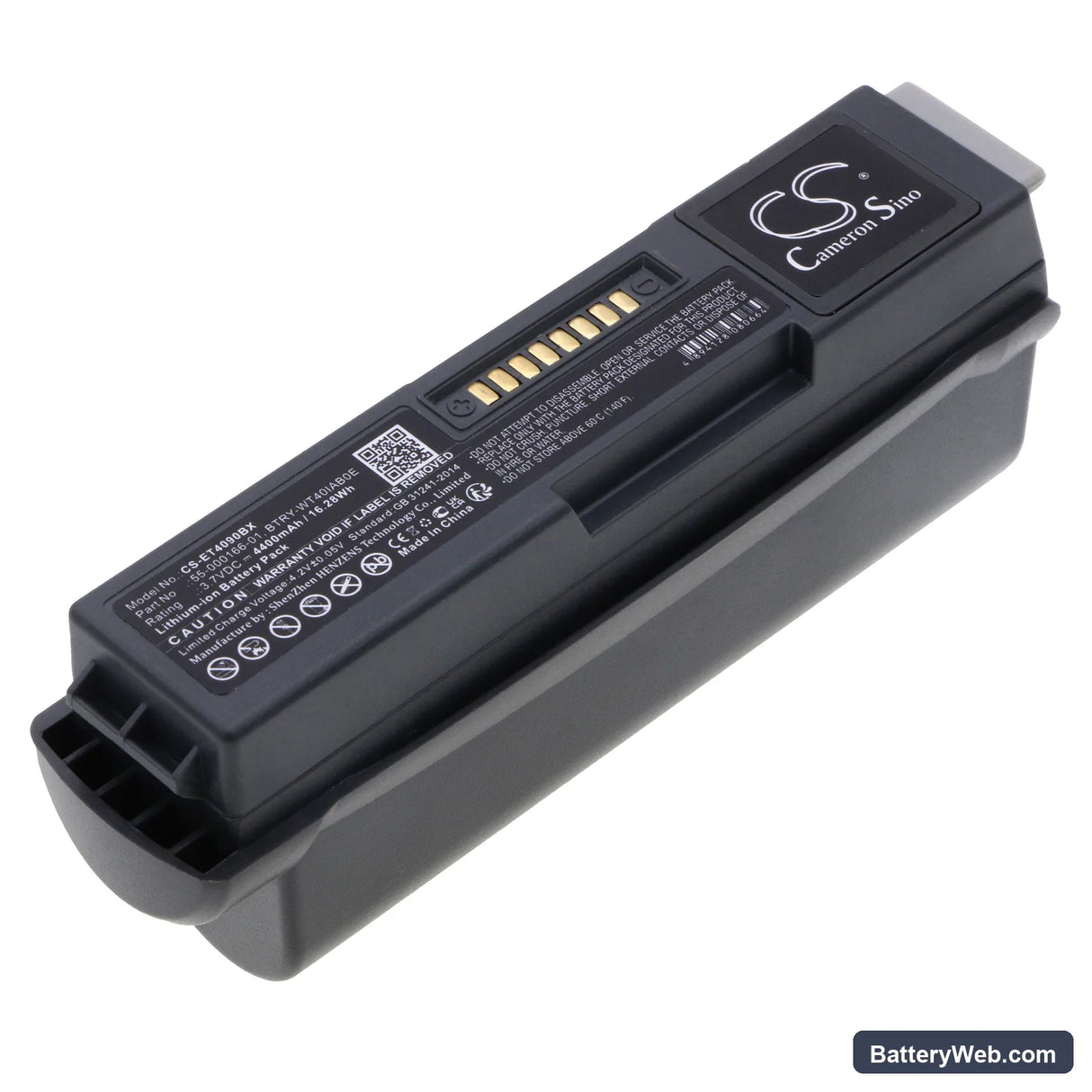 Symbol WT4000 Replacement Battery, 3.7V, 4400mAh, Li-ion 1