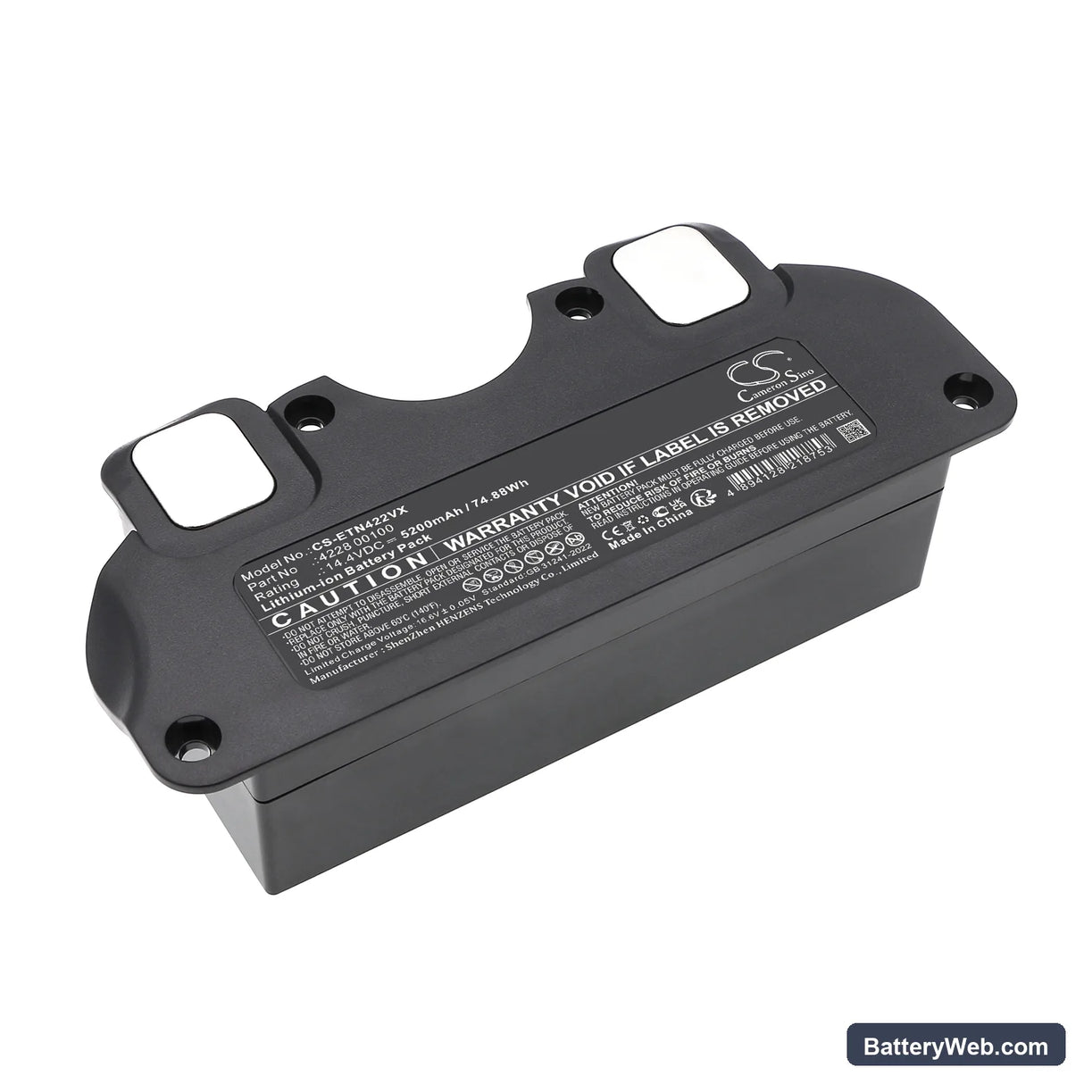 ETA 4228 Navaggio Profi Replacement Battery, 14.4V, 5200mAh, Li-ion 1