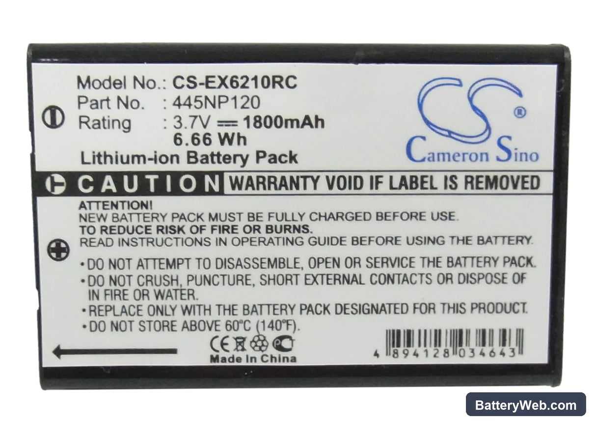 Buffalo Pocket Wifi DWR-PG Replacement Battery, 3.7V, 1800mAh, Li-ion 5