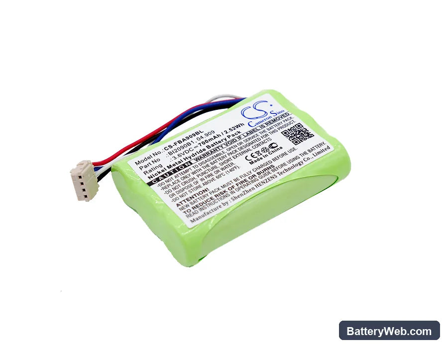 HBC Cubix Replacement Battery, 3.6V, 700mAh, Ni-MH 1