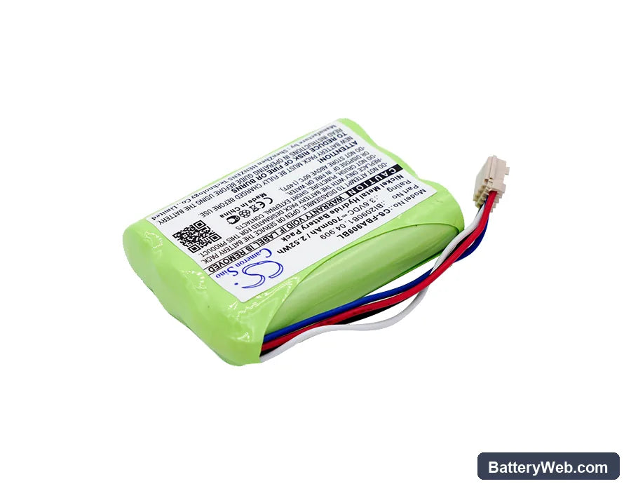 HBC Cubix Replacement Battery, 3.6V, 700mAh, Ni-MH 2