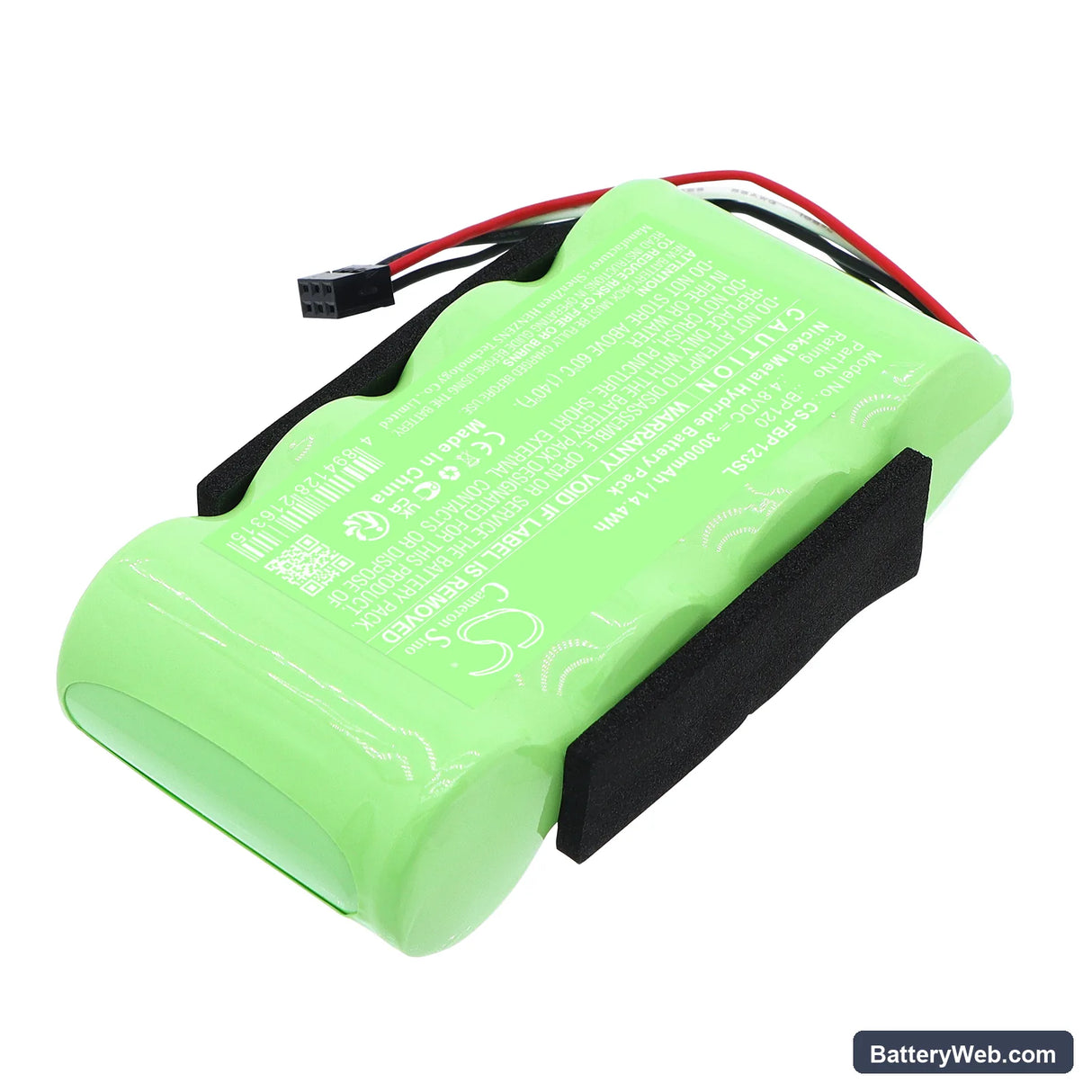 Fluke Scopemeter 120 (Firmware 2.01 version or above) Replacement Battery, 4.8V, 3000mAh, Ni-MH 2