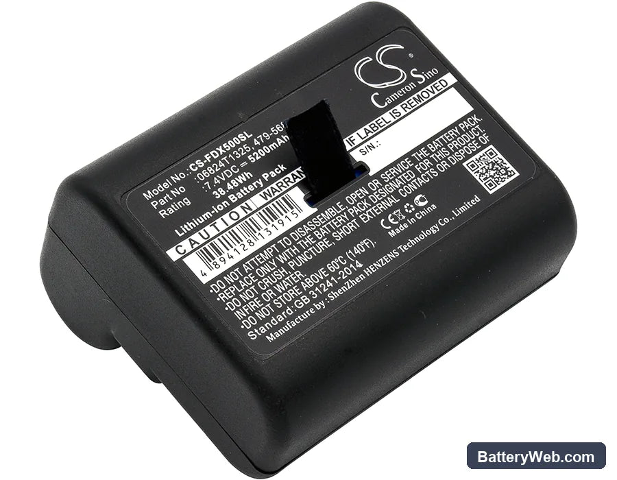 Fluke DSX-600 CableAnalyzer Replacement Battery, 7.4V, 5200mAh, Li-ion 1