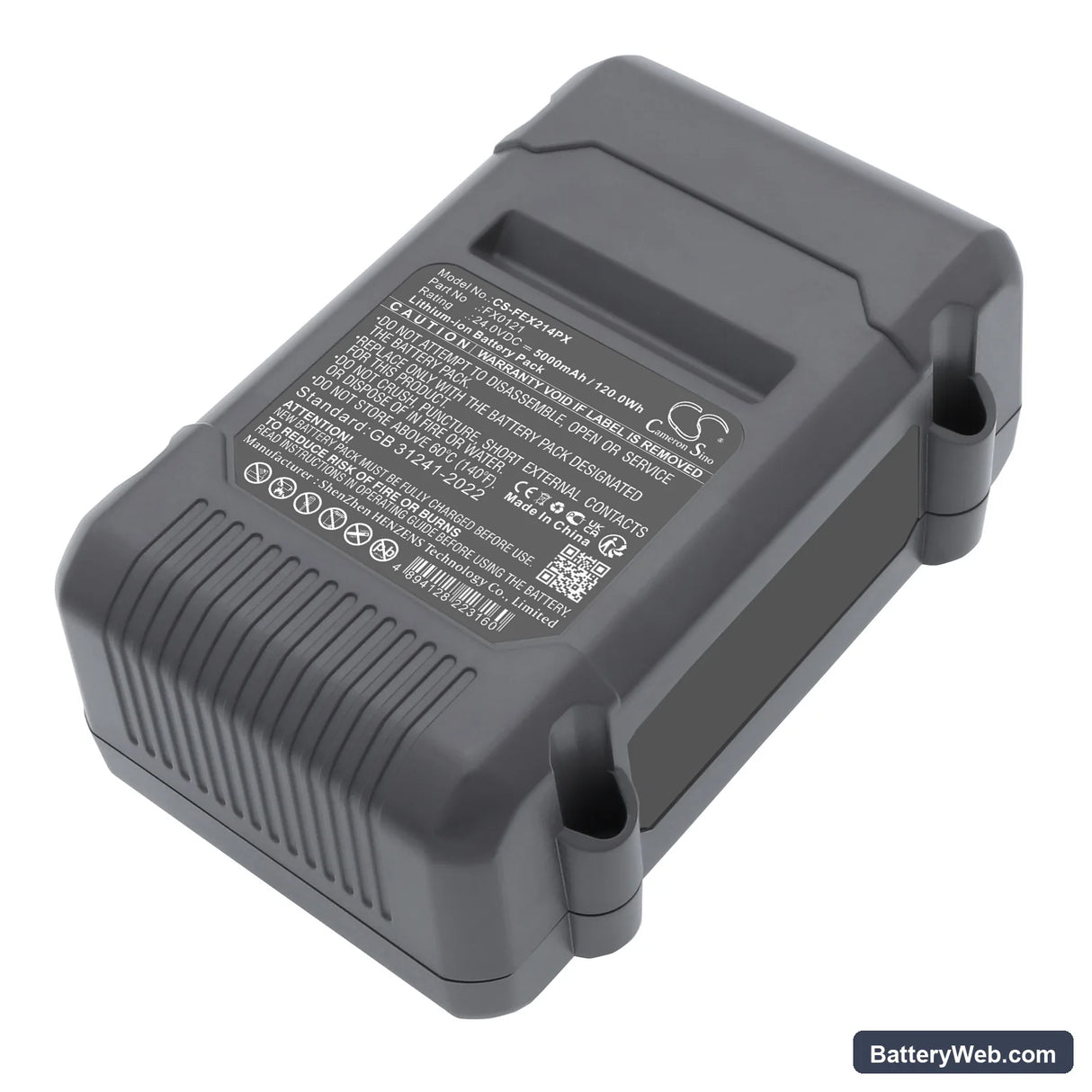 FLEX FX1431A Replacement Battery, 24V, 5000mAh, Li-ion 3