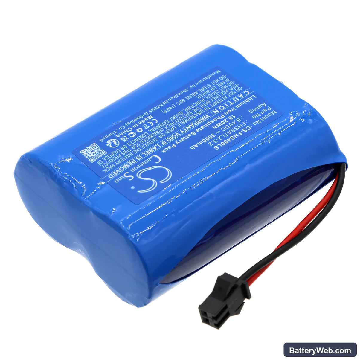Fullham FHSAC1-UNV-40L Replacement Battery, 6.4V, 3000mAh, LiFePO4 2