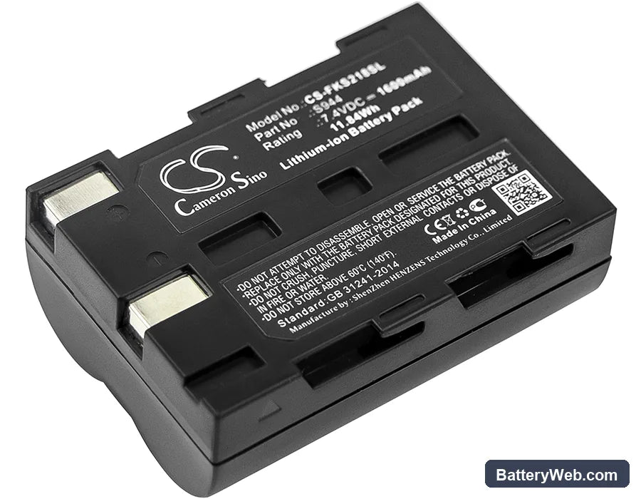 Sumitomo T-81M Replacement Battery, 7.4V, 1600mAh, Li-ion 1