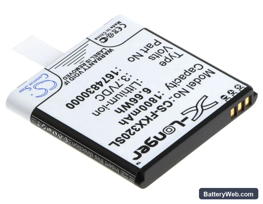 Falk IBEX 25 Replacement Battery, 3.7V, 1800mAh, Li-ion 2
