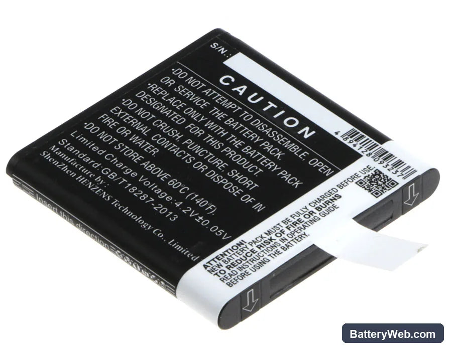 Falk IBEX 25 Replacement Battery, 3.7V, 1800mAh, Li-ion 4