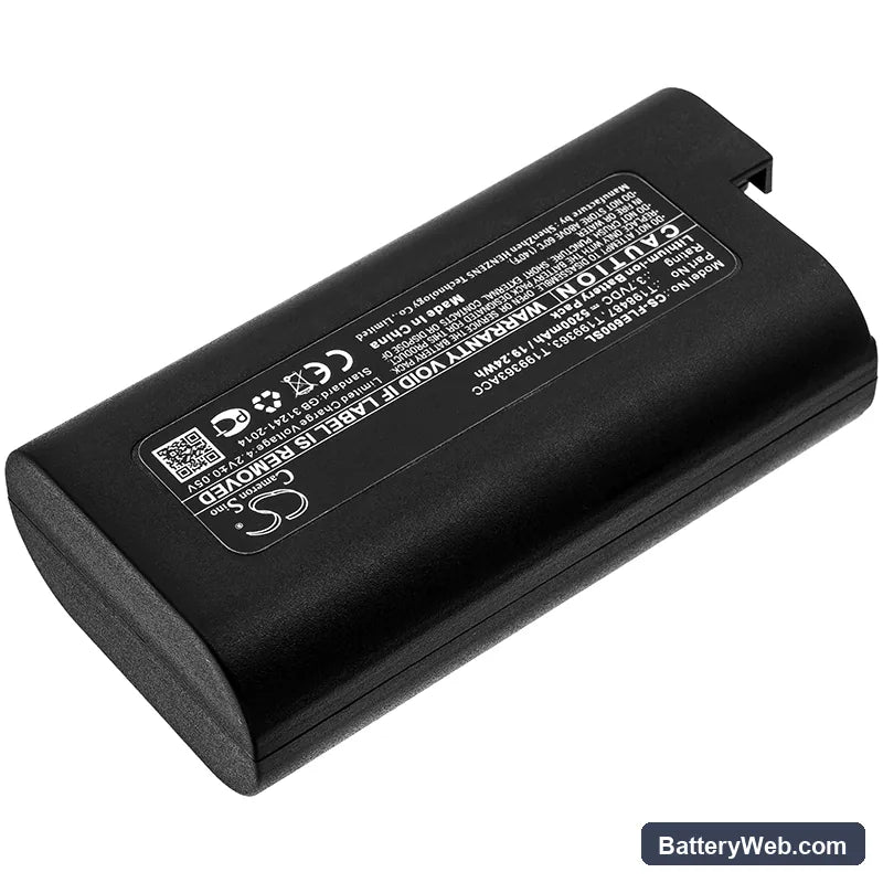 Flir E33 Replacement Battery, 3.7V, 5200mAh, Li-ion 2