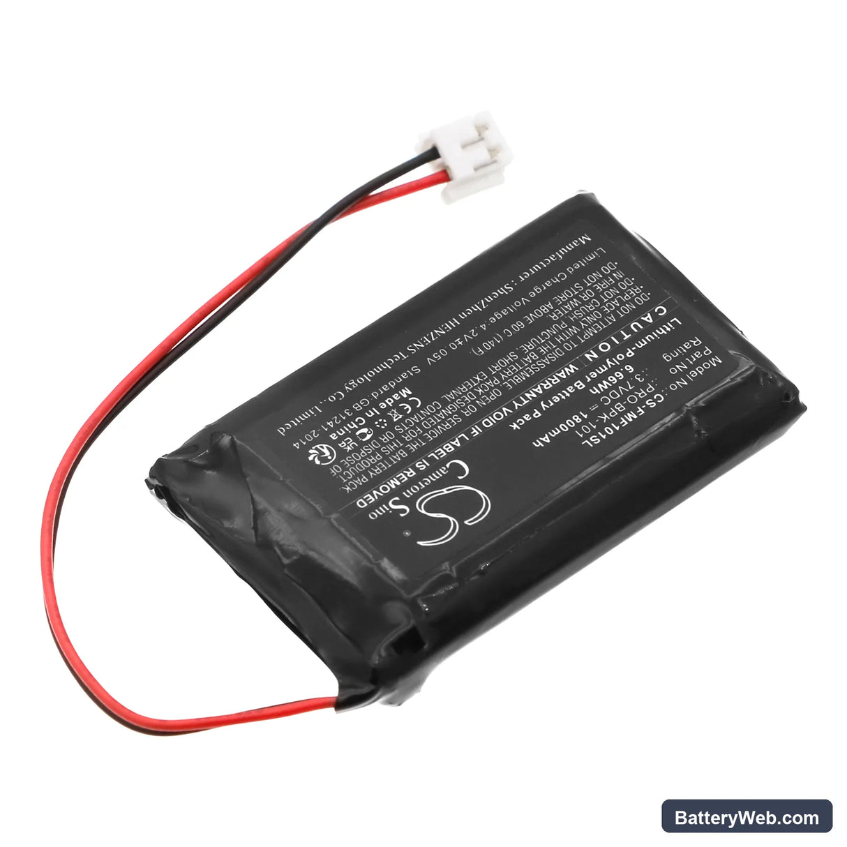 Fishman fender Acoustasonic Replacement Battery, 3.7V, 1800mAh, Li-Polymer 2