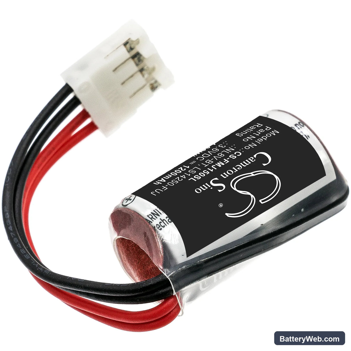 Fuji Electric Micrex-F55 Replacement Battery, 3.6V, 1200mAh, Li-SOCl2 2