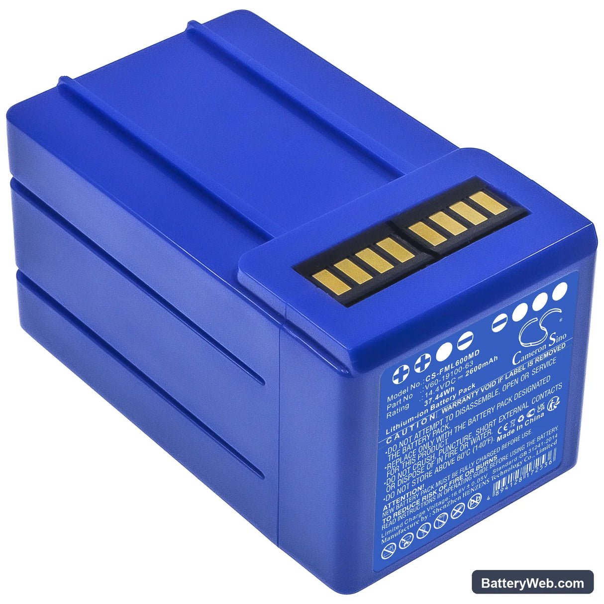 Flight Medical Flight 60 Internal Replacement Battery, 14.4V, 2600mAh, Li-ion 1