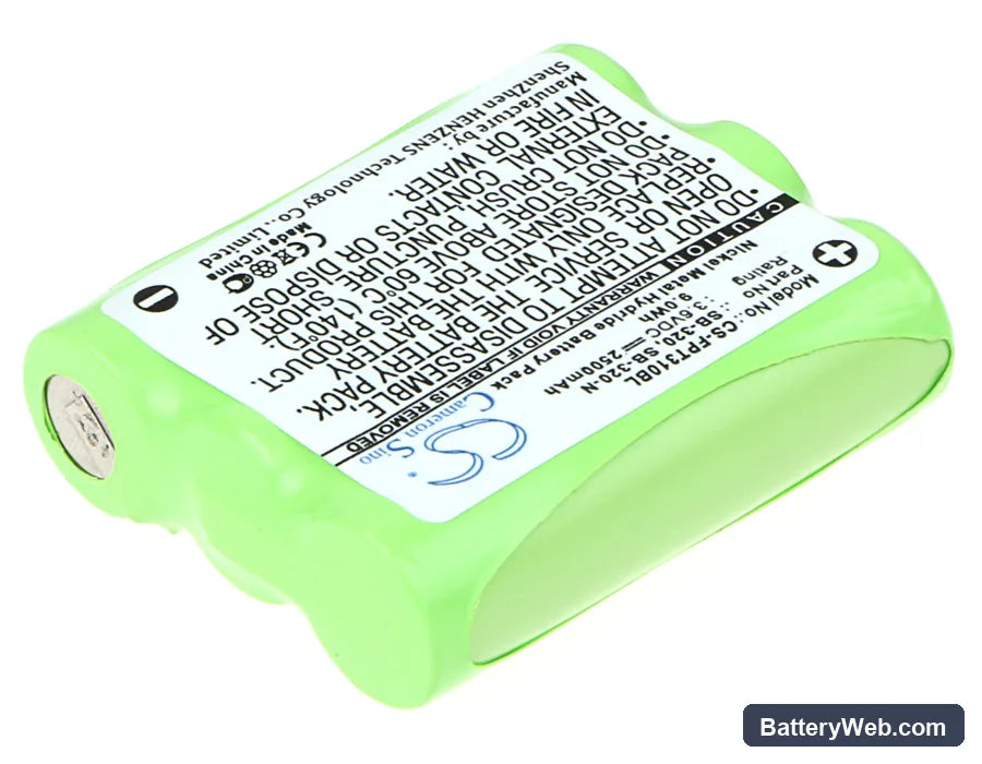 Falcon 310 Replacement Battery, 3.6V, 2500mAh, Ni-MH 2