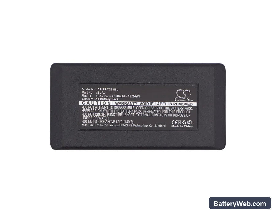Falard RC 012 Replacement Battery, 7.4V, 2600mAh, Li-ion 5