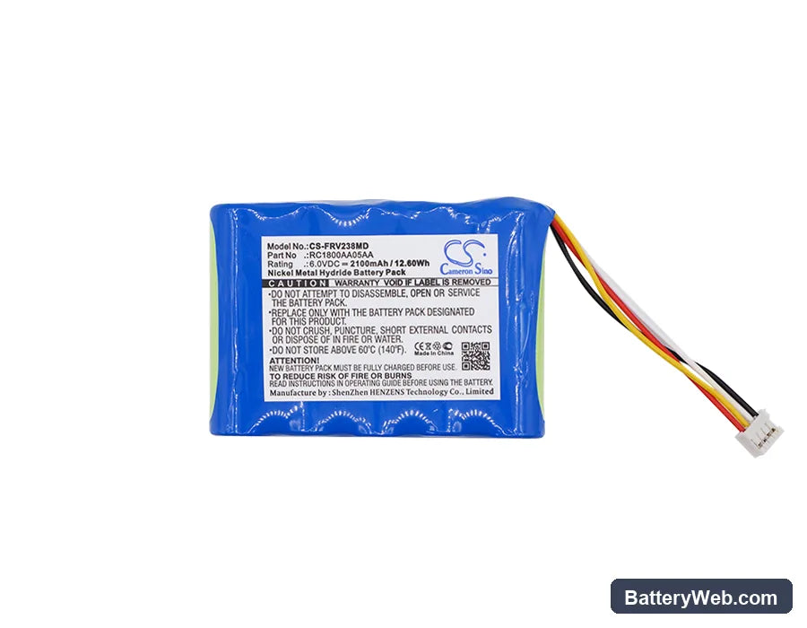 Agilia injectionomat Replacement Battery, 6V, 2100mAh, Ni-MH 5