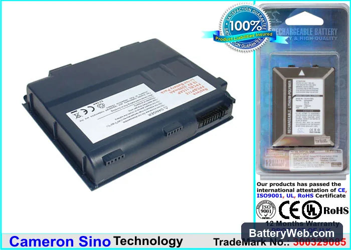 Fujitsu LifeBook C1320 Replacement Battery, 10.8V, 5200mAh, Li-ion 1