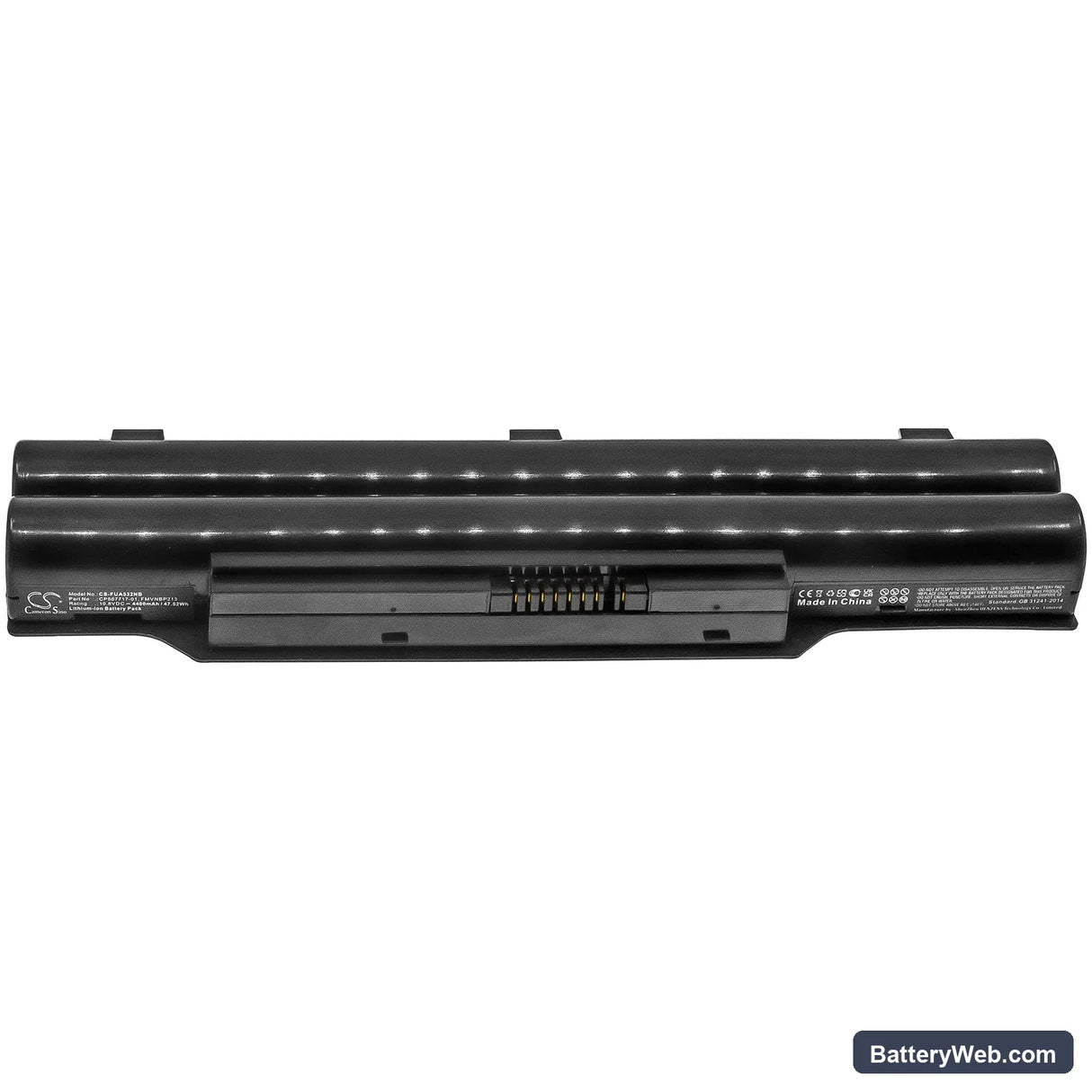 Fujitsu LifeBook A512 Replacement Battery, 10.8V, 4400mAh, Li-ion 3