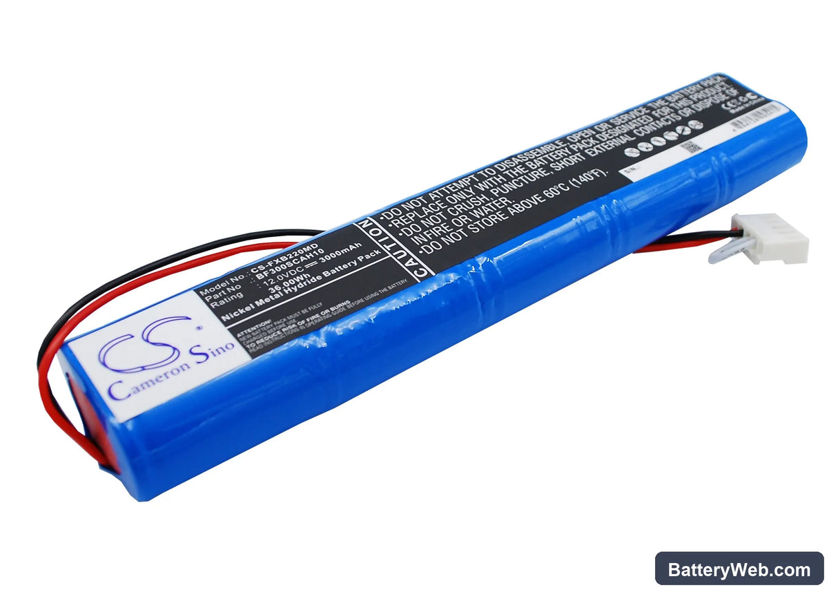 Fukuda FCB-220IU Replacement Battery, 12V, 3000mAh, Ni-MH 2