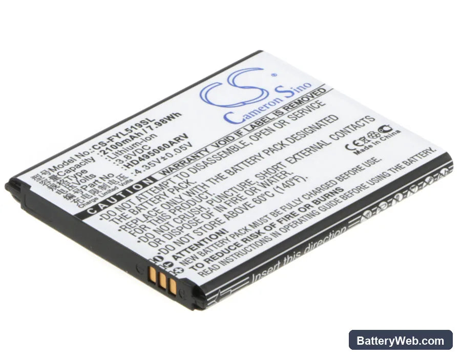 Ruiheng 8311 Replacement Battery, 3.8V, 2100mAh, Li-ion 1