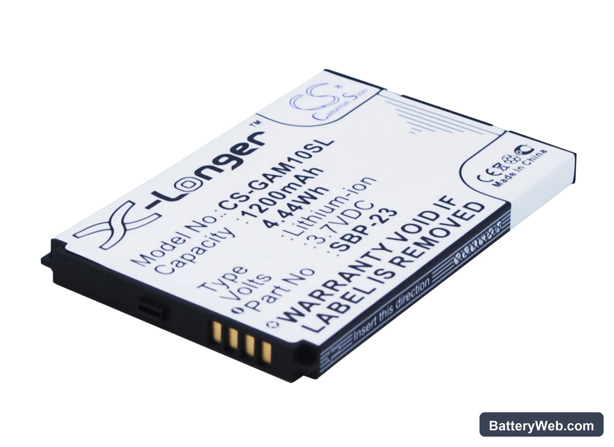 Asus M10 Replacement Battery, 3.7V, 1200mAh, Li-ion 1