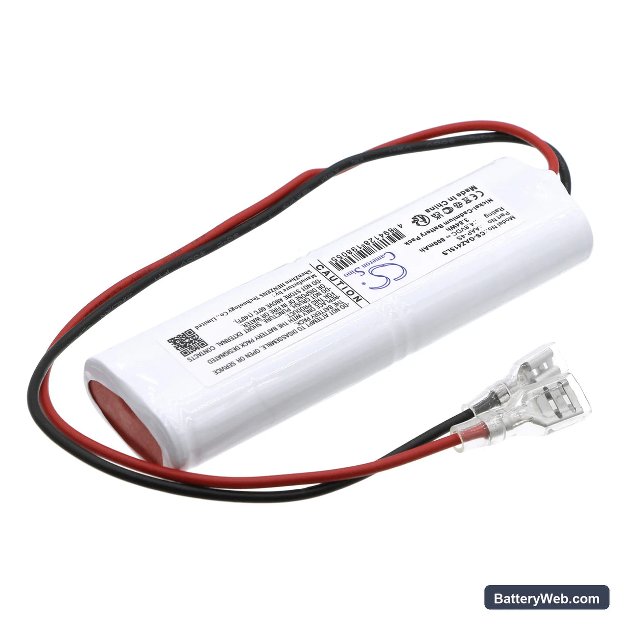 GAZ 5161000415 Replacement Battery, 4.8V, 800mAh, Ni-CD 2