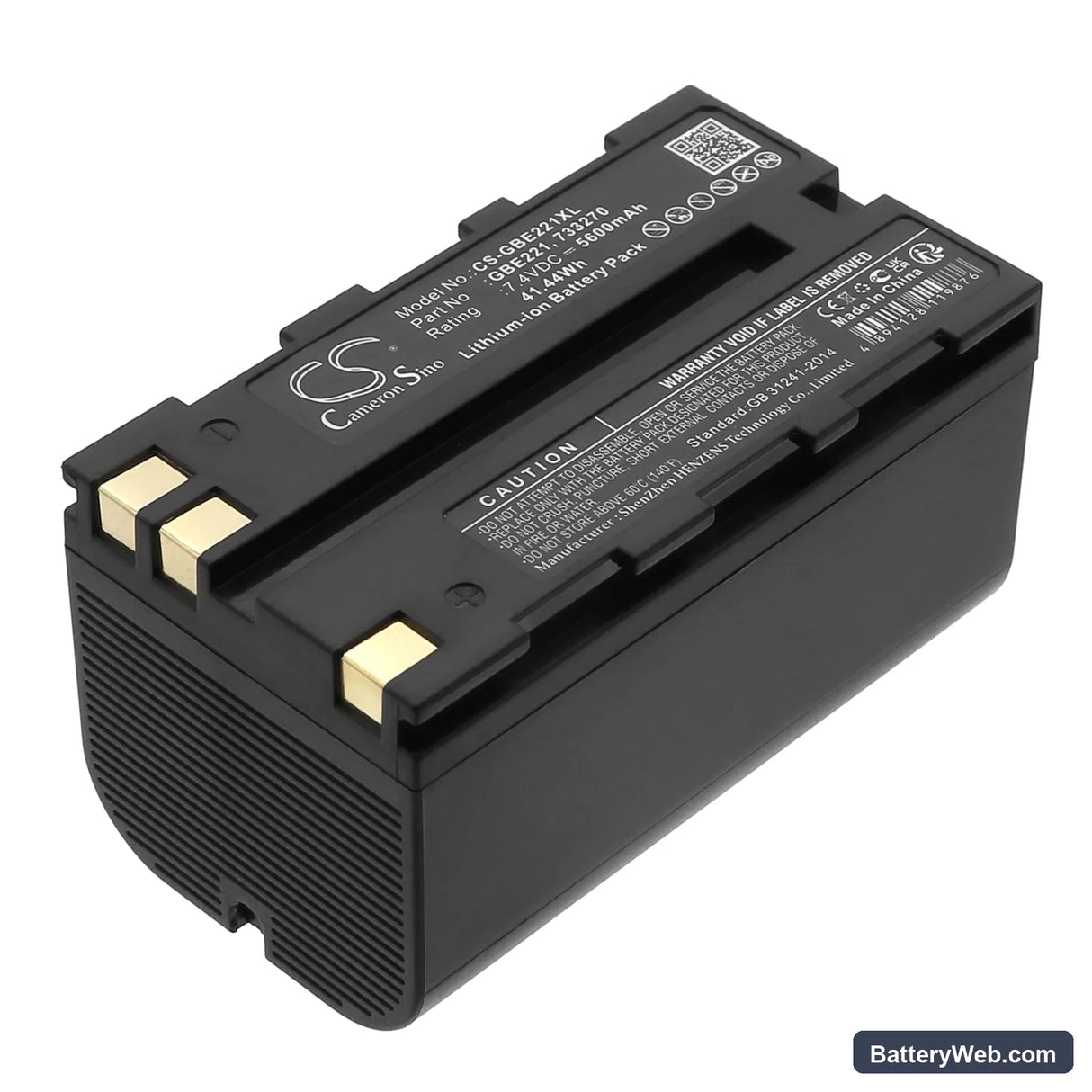Leica ATX900 Replacement Battery, 7.4V, 5600mAh, Li-ion 1