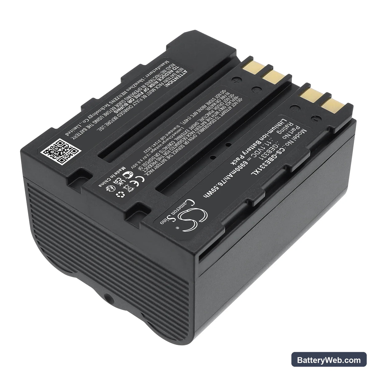 Leica CS20 Replacement Battery, 11.1V, 6900mAh, Li-ion 2