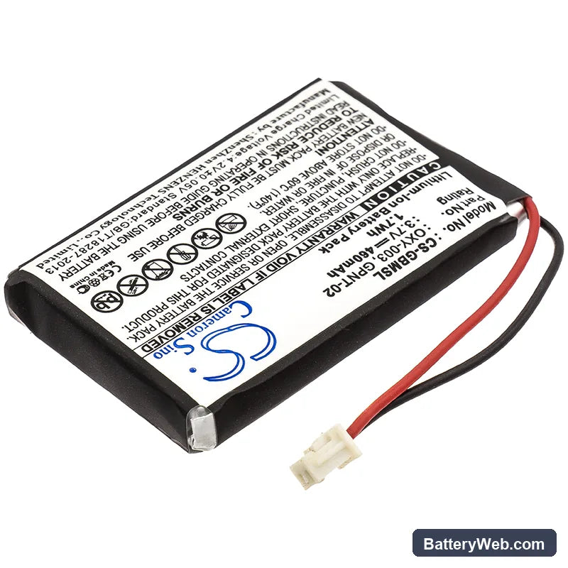 Nintendo Game Boy Micro Replacement Battery, 3.7V, 460mAh, Li-Polymer 2