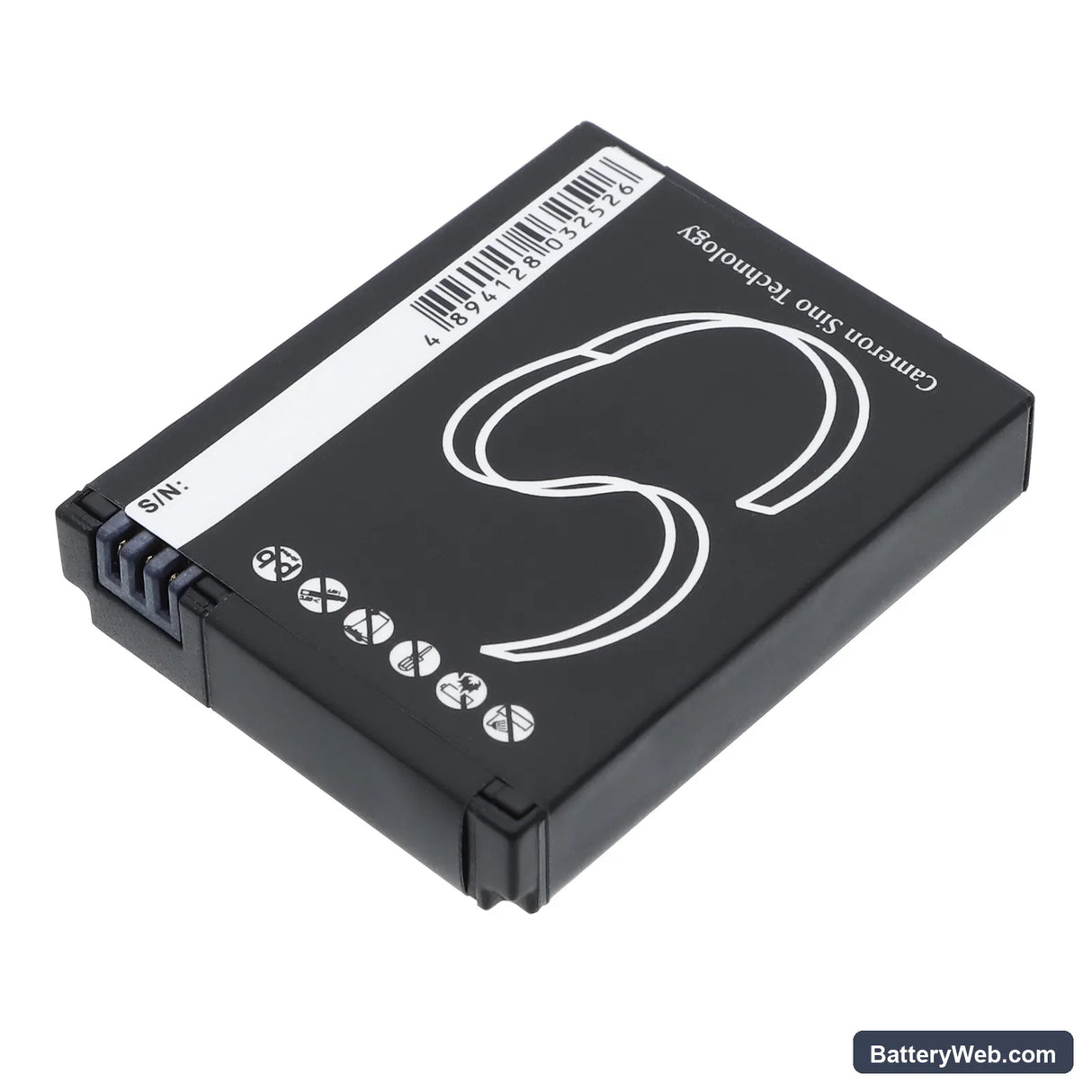 GoPro Hero Replacement Battery, 3.7V, 1100mAh, Li-ion 3